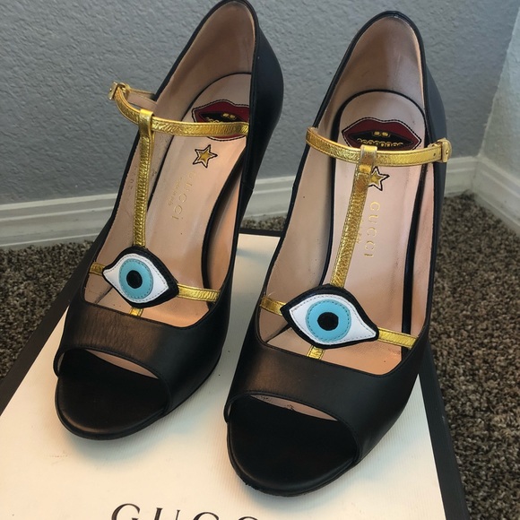 Gucci Shoes Gucci Evil Eye Heels Size 39 Poshmark